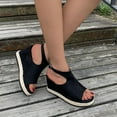 thumbnail image 4 of Penkiiy Summer Ladies Women Thick Soled Shoes Fish Mouth Casual Sandals, 4 of 9