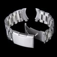 thumbnail image 3 of CNKOO Bracelet Montre en Acier Inoxydable 20mm Liens Solides avec 4 Barres de Ressort (Argent), 3 of 5