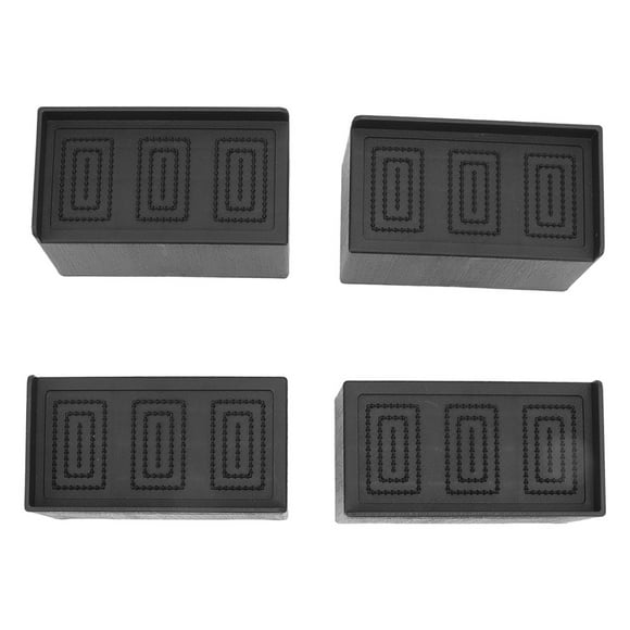 Rectangular Furniture Risers, Rubber L Shape Furniture Risers Provide More Space for Bed for Table