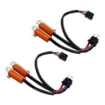 thumbnail image 4 of DEWIN 2 uds H4 50W 8Ω resistencia LED luces LED sin errores resistencia de carga para decodificación y solución de problemas, 4 of 8