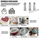 thumbnail image 4 of Chantilly Siphon, Kitchen Siphons, Stainless Steel Chantilly Siphon, 3 Stainless Steel Decorating Nozzles, 4 of 5