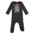 thumbnail image 3 of Star Wars Yoda Darth Vader Stormtrooper Newborn Baby Boys 2 Pack Zip Up Sleep N' Plays Newborn to Infant, 3 of 5