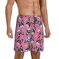 thumbnail image 2 of Sikiie Colorful Cute French Bulldog Mens Pajama Shorts, Lightweight Lounge Pant with Pockets Soft Sleep Pj Shorts for Men4X-Large, 2 of 6