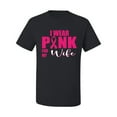 thumbnail image 2 of WIld Bobby Breast Cancer Awareness I Wear Pink for My Aunt Unisex Tee, Black, 5X-Large, 2 of 6