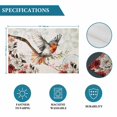 thumbnail image 6 of Spring Bird Vintage Postcard Placemats Set of 4,Wipeable Washable Table Mats for Dining Tables, Country Flower Tree Branch Place Mats for Kitchen Event Party Tabletop Decor, 6 of 9