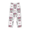 thumbnail image 4 of Goofa Cartoon Poodle Dog Printed Soft Pajama Pants for Men, Wide Leg Comfy Casual Lounge Yoga Pants-XX-Large, 4 of 9