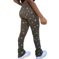 thumbnail image 3 of MAWCLOS Women Casual High Waist Denim Pants Active Drawstring Leggings Purple M, 3 of 3