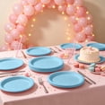 thumbnail image 4 of 20 Pcs Light Blue Paper Plates, 7 Inch Pastel Disposable Dinnerware for 20 Guests, Solid Color Dessert Plates for Baby Shower Birthday Party Supplies, 4 of 6