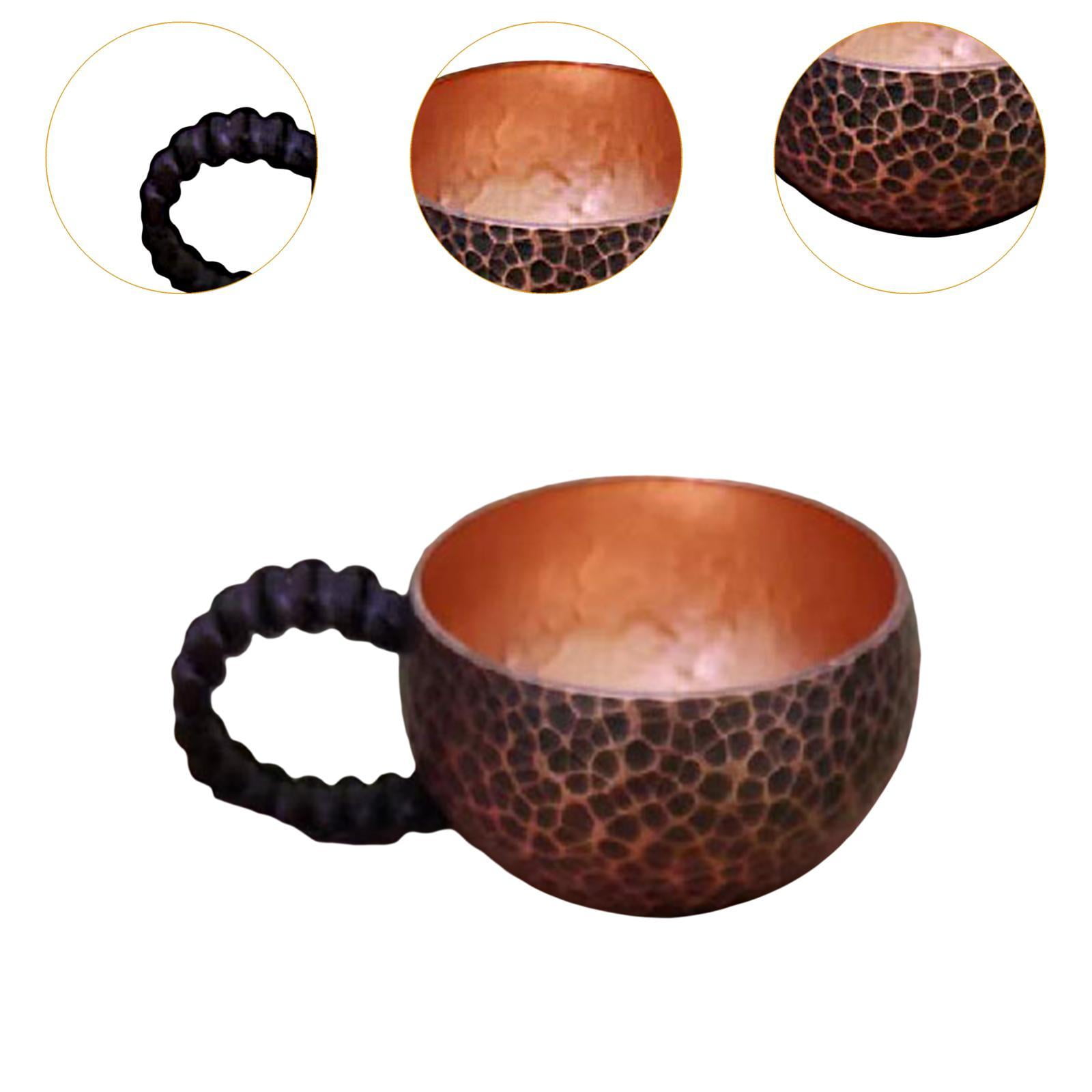 kowaku Chinese Copper Tea Cup Japanese Sake Cup s Cup Small Capacity Kung Fu Teacup Tea Mug for Espresso Party Outdoors