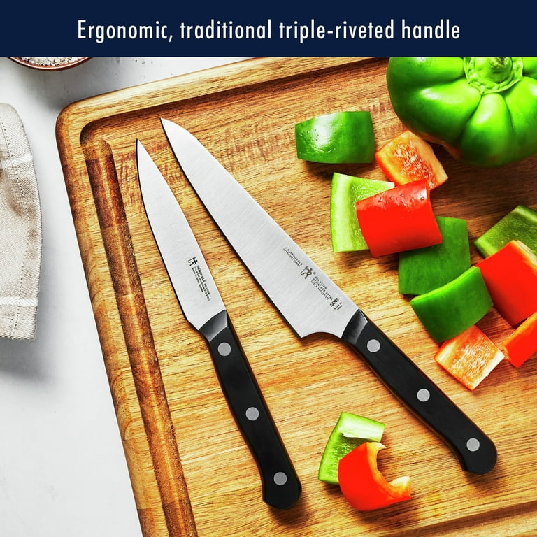 HENCKELS Definition 20-Piece Self-Sharpening Knife Block Set for Paring,  Boning, Santoku, Chefs, Carving, Kitchen Shears, German Engineered Informed