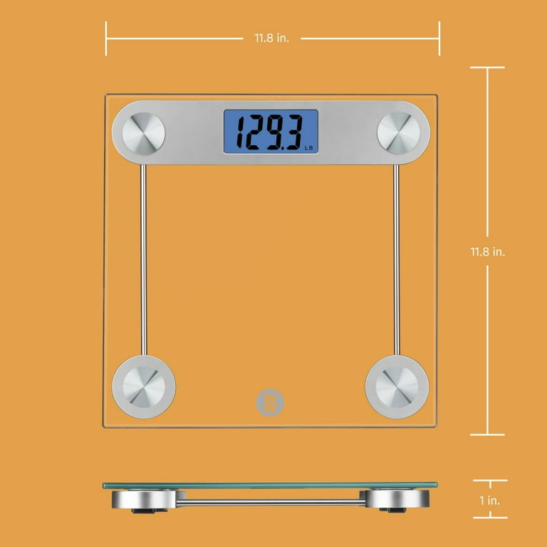 Conair Weight Watchers 24 TR Glass Scale, Clear/Chrome