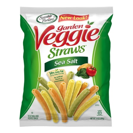 Sensible Portions Sea Salt Garden Veggie Straws, 14 Ounce (Best Healthy Snack Ideas)