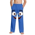 thumbnail image 2 of Kids Girls Boys Joggers Happy Smile Face Graphic Breathable Cotton Sweatpants Elastic Waist Bottoms for Park, 4-13Y, 2 of 9