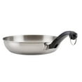 thumbnail image 3 of Juego de sartenes Farberware Classic de acero inoxidable de 21 cm y 25 cm, 3 of 6