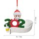 thumbnail image 4 of Kit de adornos navideños Familia personalizado Kit de decoración colgante para árboles de Navidad Re CACAGOO Kit de adornos navideños, 4 of 7