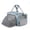 Light Grey and Sky Blue, variant on "Cat Carrier with ID Tag, TSA Airline Approved Soft Sided & Collapsible, Portable & Foldable Travel Bag"