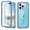 Blue, variant on Designed for iPhone 15 Pro Max Case Magnetic, [Compatible with Magsafe] Built-in Screen Protector Dustproof Clear Phone Case Not Yellowing Military-Grade Drop Protection Shockproof Bumper, Pink