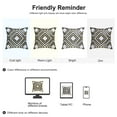 thumbnail image 7 of PiccoCasa Bronzing Rhombus Print Polyster Throw Pillow Case, Square 18"x18", 7 of 7