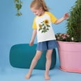 thumbnail image 4 of RXIRUCGD 2025 Vêtements d'Été pour Enfants Tout-Petits Garçons Filles Mode Mignon Col Rond Imprimé Manches Courtes Haut, 4 of 6