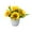 C, variant on Artificial Sunflower Arrangement in White Ceramic Pot for Home Decor Realistic Faux Flowers for Indoor Decoration