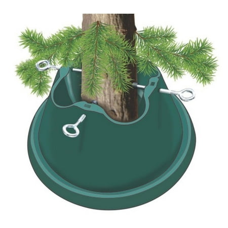 Heavy Duty Green Easy Watering Christmas Tree Stand - For Live Trees Up To