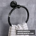 thumbnail image 6 of Towel Ring, Brushed Nickel Hand Towel Ring - Simple Round Towel Hanger for Bathroom Wall Mounted, Stainless Steel, 6 of 7