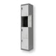 thumbnail image 1 of Locker Metálico Alto de 4 Compartimentos con Puertas y Llave para Almacenamiento Seguro para Oficina, Escuela o Gimnasio, 1 of 8
