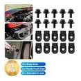 thumbnail image 2 of Engine Under Cover Splash Shield Body Bumper Fender Push Clips U-Nuts Clip Kit, 2 of 9