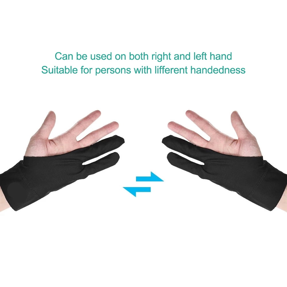 Two-Finger Glove for Graphics Drawing Tablet Artist Tablet Drawing Glove 