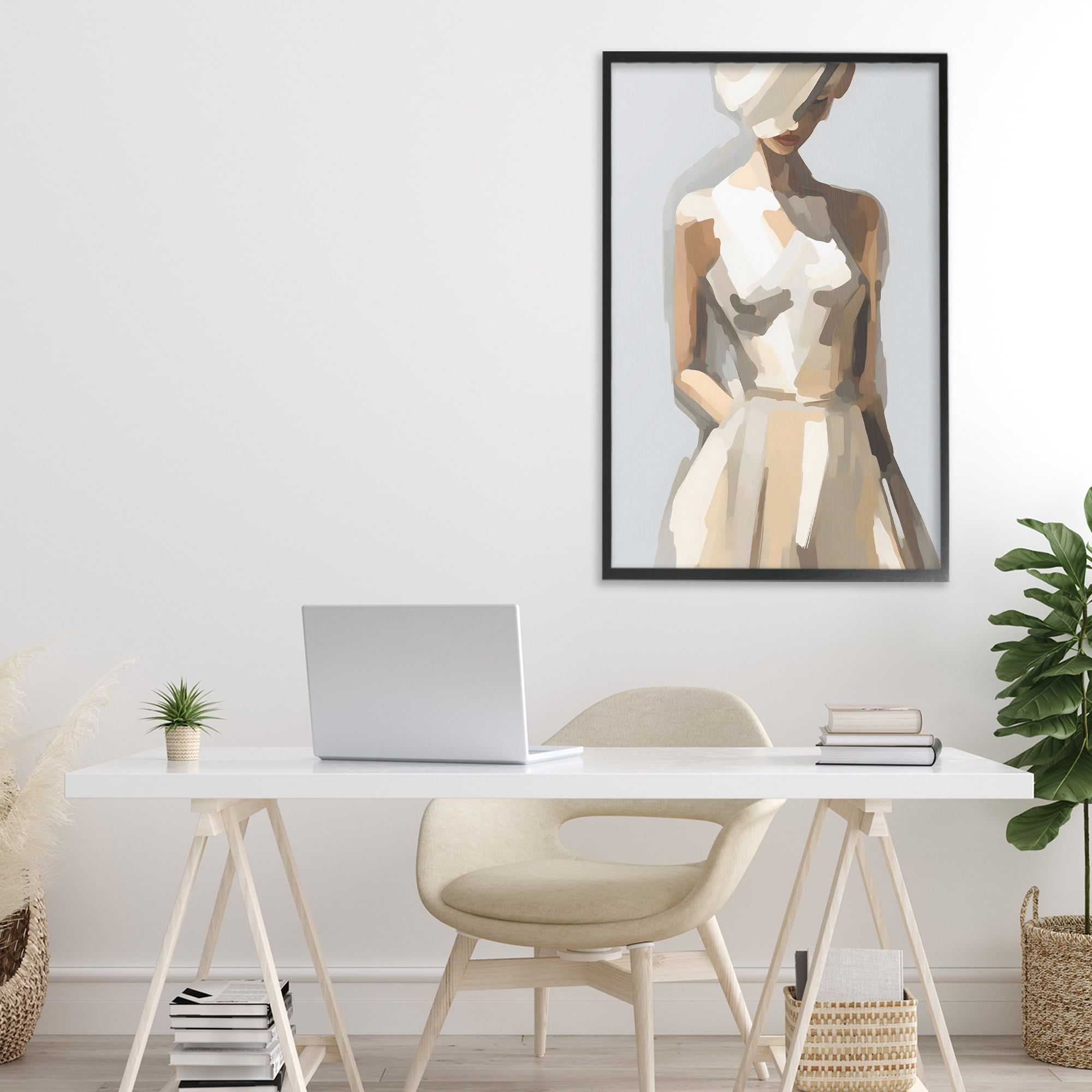 Stupell Industries Sophistication of the Muse Black Framed Giclee Art, design by Creative Studio