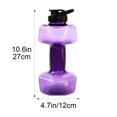thumbnail image 3 of LEHOZIHEQ Dumbbell Shape Water Bottle, Portable Weight Water Bottles, Dumbbells Travel Cup, Eco-Friendly Cup for Gym, Yoga, Running, Outdoors, Cycling, and Camping, 3 of 7