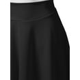 thumbnail image 3 of SSOULM Women's High Waist Flare A-Line Midi Skirt with Plus Size, 3 of 4