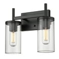 thumbnail image 4 of Golden Lighting Winslett 2-light Vanity in Matte Black, 4 of 4