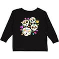 thumbnail image 3 of Inktastic Decorative Skull Party for Day of the Dead Boys or Girls Long Sleeve Toddler T-Shirt, 3 of 5