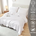 thumbnail image 3 of Juego de Sábanas Individual de 3 Piezas, Sábanas Ultra Suaves para Cama Tamaño Individual, 100% Microfibra, Lujo de Hotel, Transpirables y Frescas, Juego de Sábanas con Bolsillos Profundos de hasta 1, 3 of 8