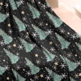 thumbnail image 4 of Black Christmas Tree Pattern Blanket,Comfortable Soft Lamb Wool Throw Blanket,All Season,Warm Lightweight Blankets for Sofa Bed Couch Living Room Chair,50"x60", 4 of 4