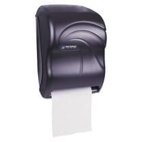 San Jamar Electronic Touchless Roll Towel Dispenser, 11.75 x 9 x 15.5, Black Pearl -SJMT1390TBK