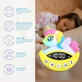 thumbnail image 4 of Kids Alarm Clock with Sunrise Simulation, Sleep Training Alarm Clock for Kids Bedroom, Night Light & White Noise, Digital LCD Unicorn, 4 of 6