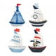 thumbnail image 2 of 4 piezas Mini escultura de barco de vela artesanía temática náutica, mini decoración de en miniatura para regalo de inauguración de la, 2 of 9