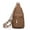 Brown, variant on Small Sling Bag for Women Vegan Leather Fanny Pack Crossbody Bag for Women Casual Daypack for Travel Chest Bag