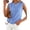 Light Blue, variant on BTFBM Sweater Vest Women Casual Crewneck Loose Button Down Knit Sleeveless Cardigan Spring Clothes Summer Vest Tops