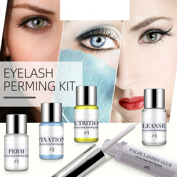 Eyelash Perming Kit Makeup Eye Lashes Curling Eyelash Lifting Kit With Glue  Professional Lash Lift Set 