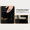 thumbnail image 6 of Studyset 6-Tier Bookshelf with Door and 3 Drawers,71" H Tall Bookcase Shelf with 3-Tier Open Shelves,Wooden Book Shelf with Storage Cabinet for Bedroom Living Room Entrance Hallway Home Office, 6 of 8
