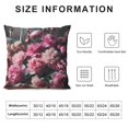 thumbnail image 5 of COMIO Shabby Chic Throw Pillow Cover, Flowers Decorative Cushion Cases Floral Pillow Home Decor for Summer Spring, 5 of 5
