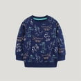 thumbnail image 4 of Coerni Boys Sweatshirts 2-8 Years Boys Cotton Long Sleeve Crewneck Pullover Toddler Kids Winter Warm Shirt Sweater Tops, 4 of 5
