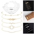 thumbnail image 4 of SUSHANG Five Piece Set of Wing Bead Bracelet Bracelet Beaded Round Combination Bracelet Assorted Bracelet Five Circle Angel Layered Wing Piece Bracelets, 4 of 5