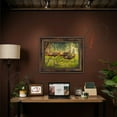 thumbnail image 3 of "Bottomland Bachelors" Wild Turkey Canvas Art Print with Signed Mossy Oak Turkey Stamp, 3 of 5