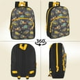 thumbnail image 6 of 15 Inch Fun Printed Backpack with Front Zippered Pocket & Padded Adjustable Shoulder Straps in Tough Trucks, 6 of 6