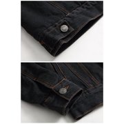 LZLER Fleece Jean Jacket for Men Heavyweight Winter Sherpa Denim Jacket