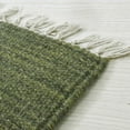 thumbnail image 4 of Rugsotic Carpets Handmade Rugs Hand Woven Kilim Rectangle 10'x13' Olive Wool for Indoor Use, 4 of 7